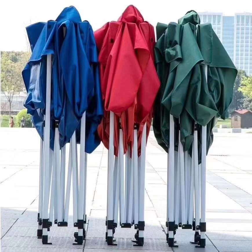 Factory direct sales of automatic tents, thickened milk white four-legged, outdoor sunshade, and folding tents details Picture