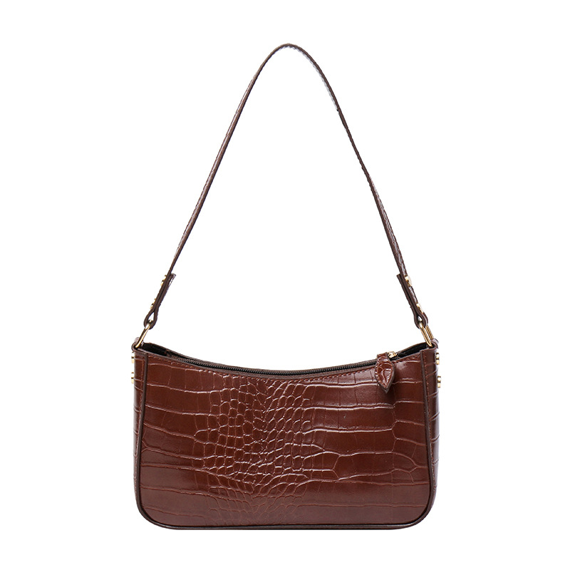Crocodile print one shoulder bag Korean version temperament small bag 2020 new casual armpit bag cross-body bag lady thumbnail
