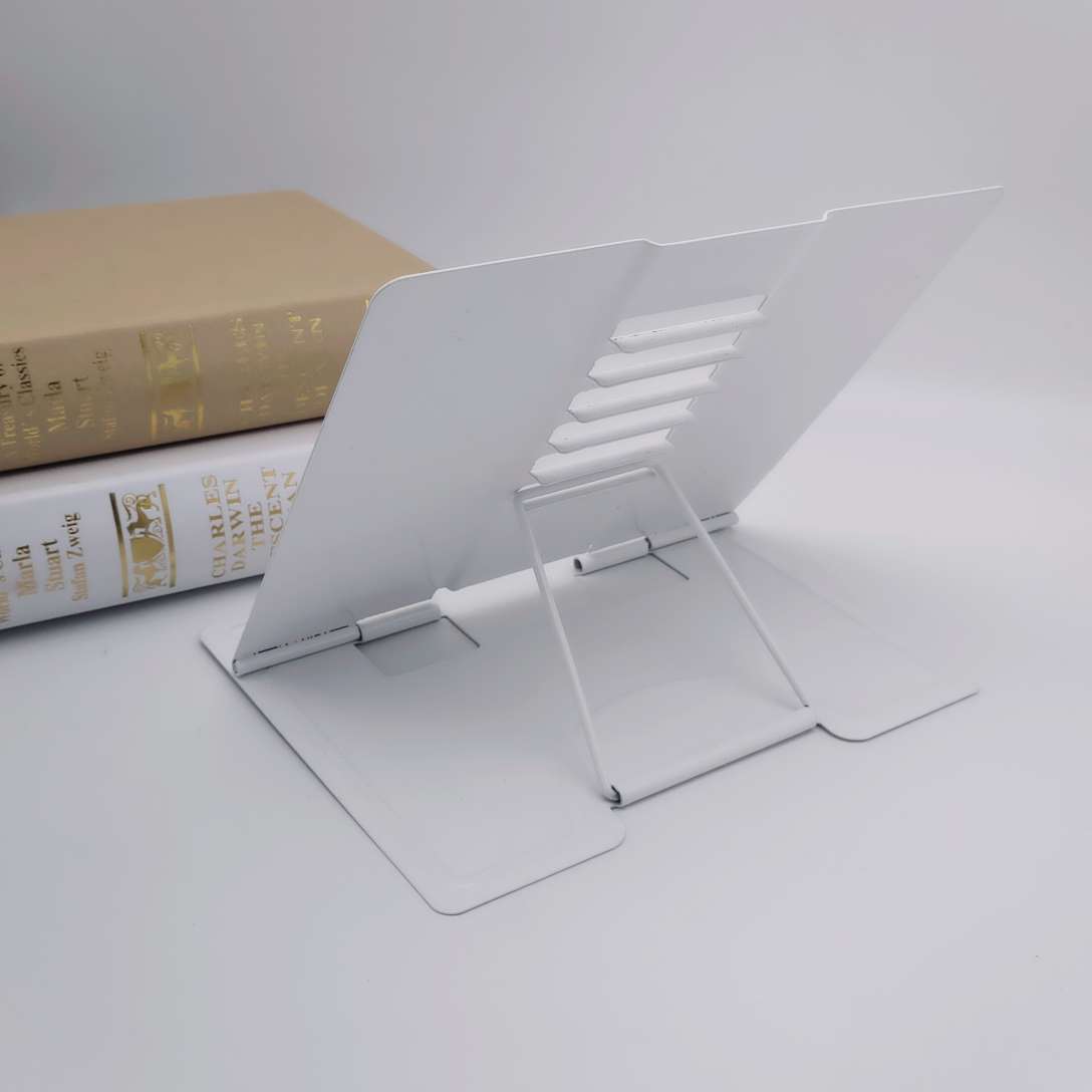 The cartoon standing unicorn looks at the bookshelf Specification image