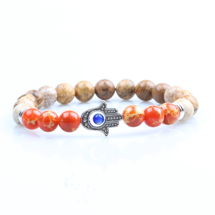 Rose Angel is a fashionable and popular natural stone garden bead bracelet for both boys and girls Item Picture