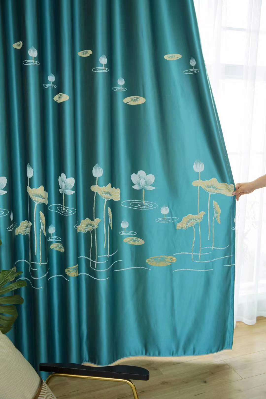Best-selling curtains! It has an extremely strong three-dimensional effect, is fresh and elegant, soft and perfect! High-end, elegant and of high grade! Specification image