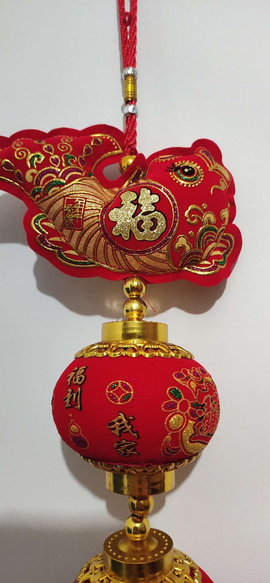 Small Print Single Curved Fish Hanging 5 Printed Small Lantern Festival Wedding Festival Supplies Manufacturers Direct Sales To Sample Custom Housewarming Specification drawing