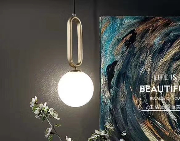 Internet-famous chandelier, restaurant lamp, bedside chandelier, bar table lamp Application Scenario