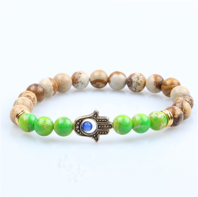 Rose Angel is a fashionable and popular natural stone garden bead bracelet for both boys and girls Application Scenario