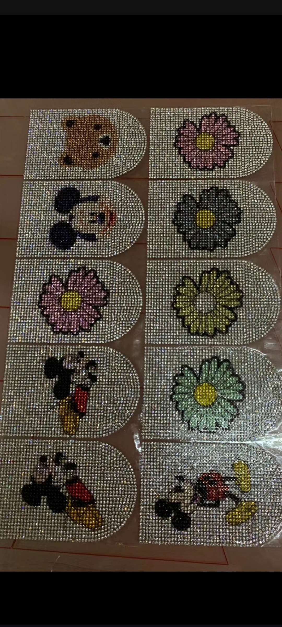 水钻胶网彩绘烫图