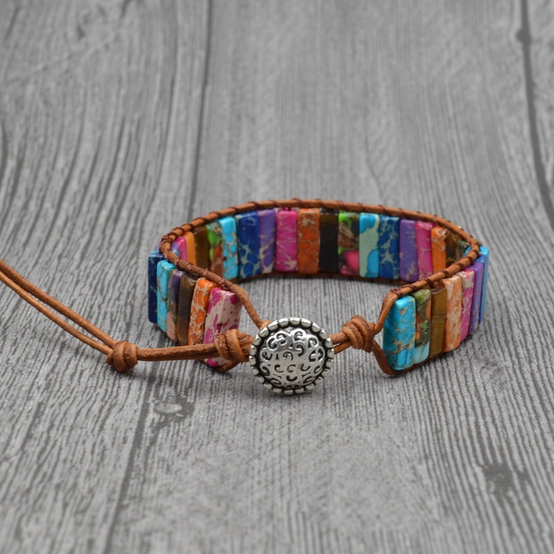 Natural gemstone handcrafted bracelet Item Picture