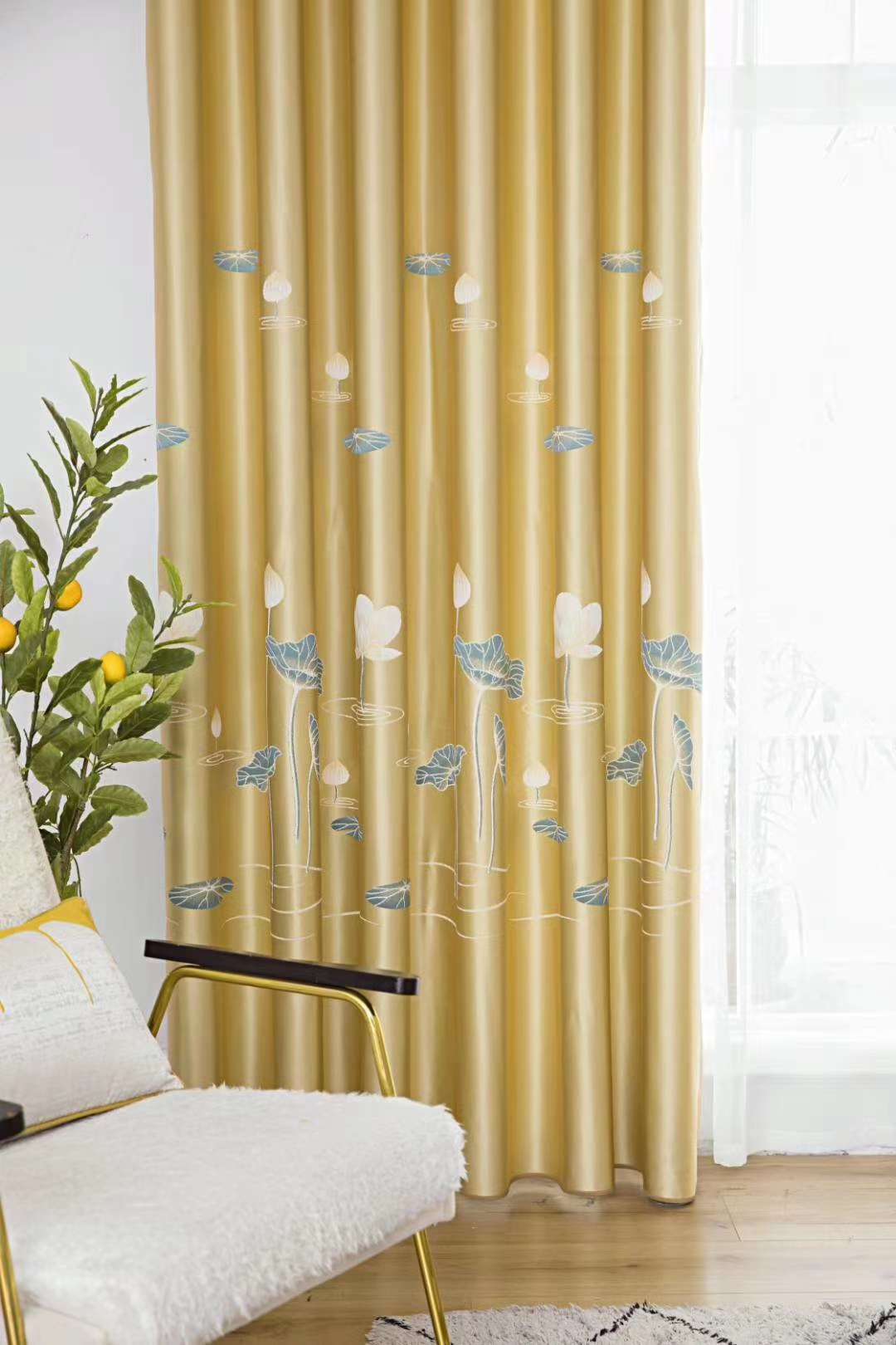 Best-selling curtains! It has an extremely strong three-dimensional effect, is fresh and elegant, soft and perfect! High-end, elegant and of high grade! Item Picture