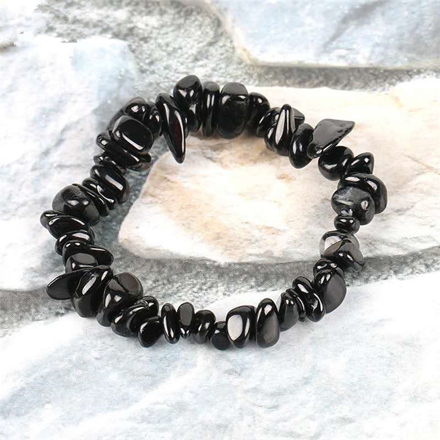 Natural crushed stone bracelet, elastic bracelet undefined