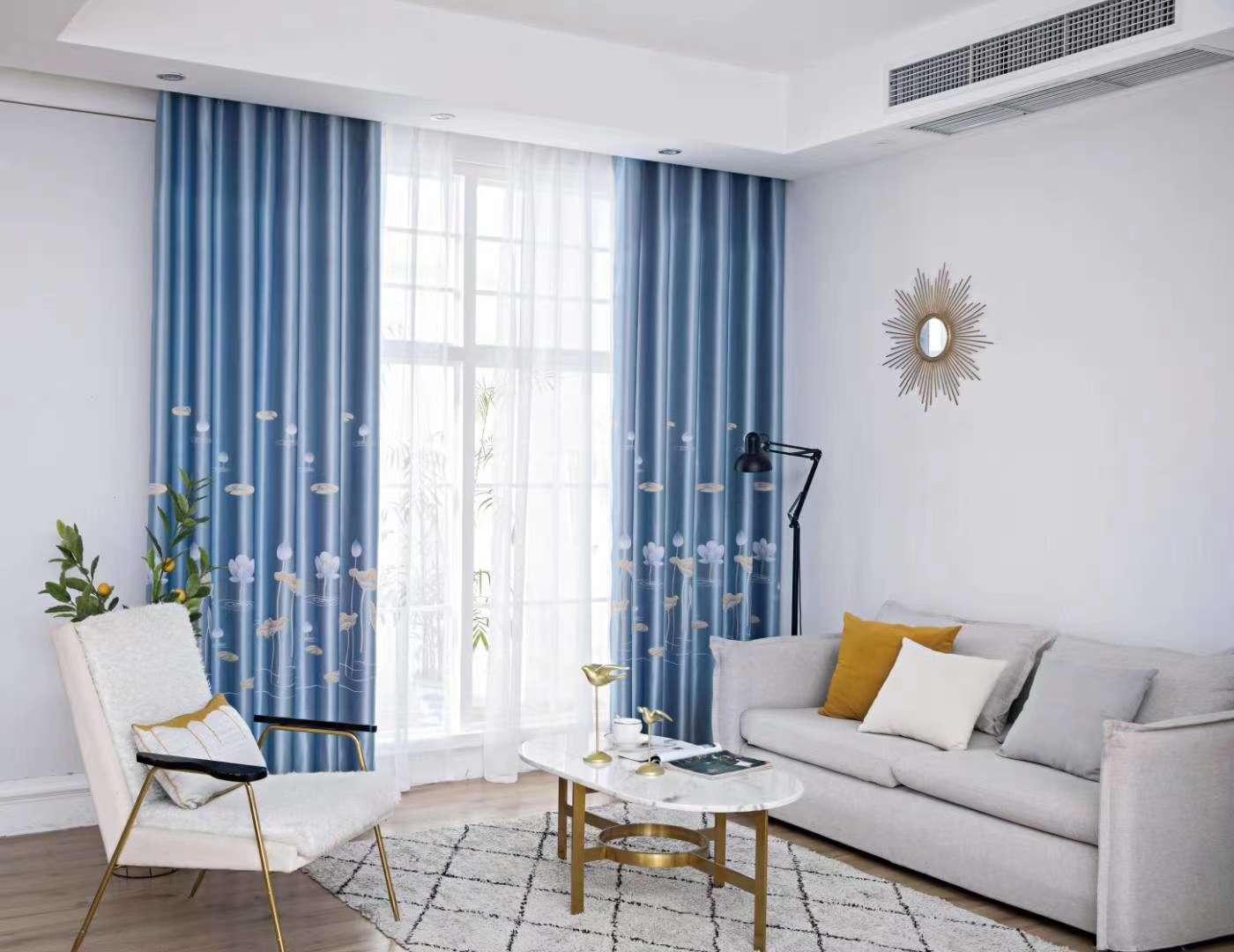 Best-selling curtains! It has an extremely strong three-dimensional effect, is fresh and elegant, soft and perfect! High-end, elegant and of high grade!