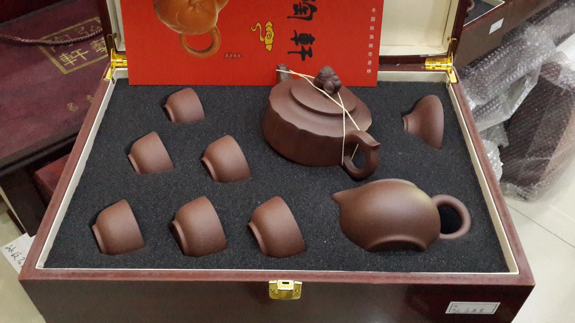 Purple sand set, hand-made pot style undefined