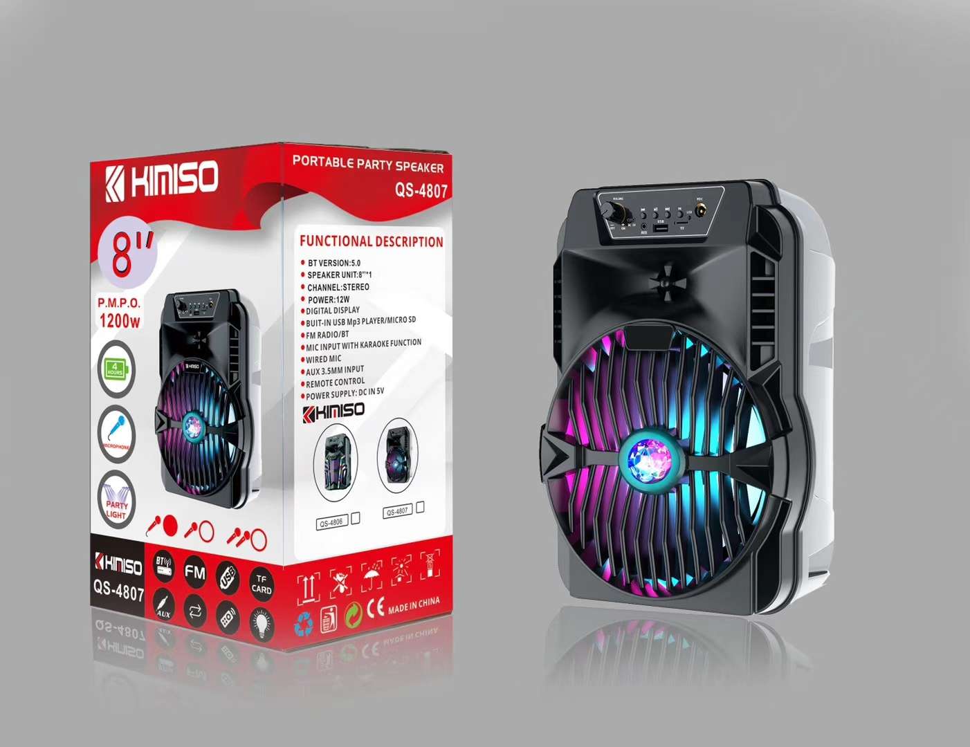 蓝牙音响插卡音响便携式音响广场舞音响BT speaket详情图7