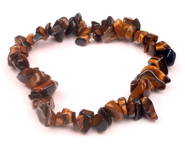 Natural crushed stone bracelet, elastic bracelet Item Picture
