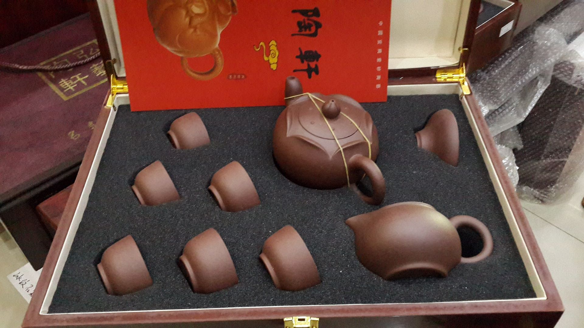 Purple sand set, hand-made pot style undefined