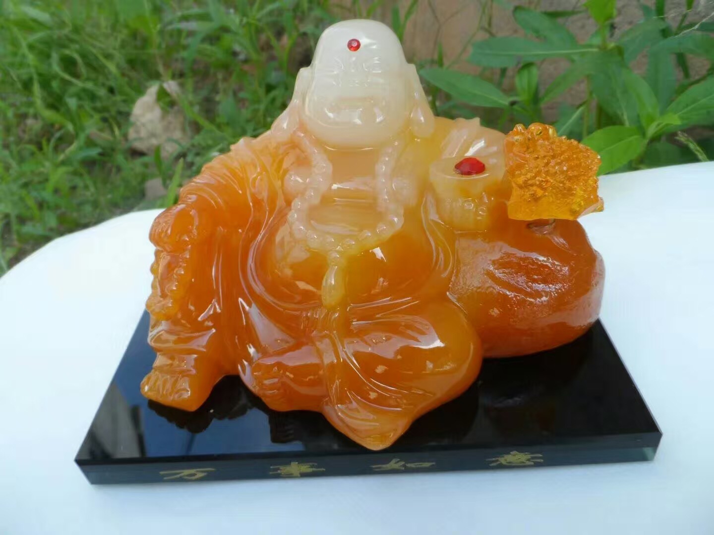 树脂佛车摆件