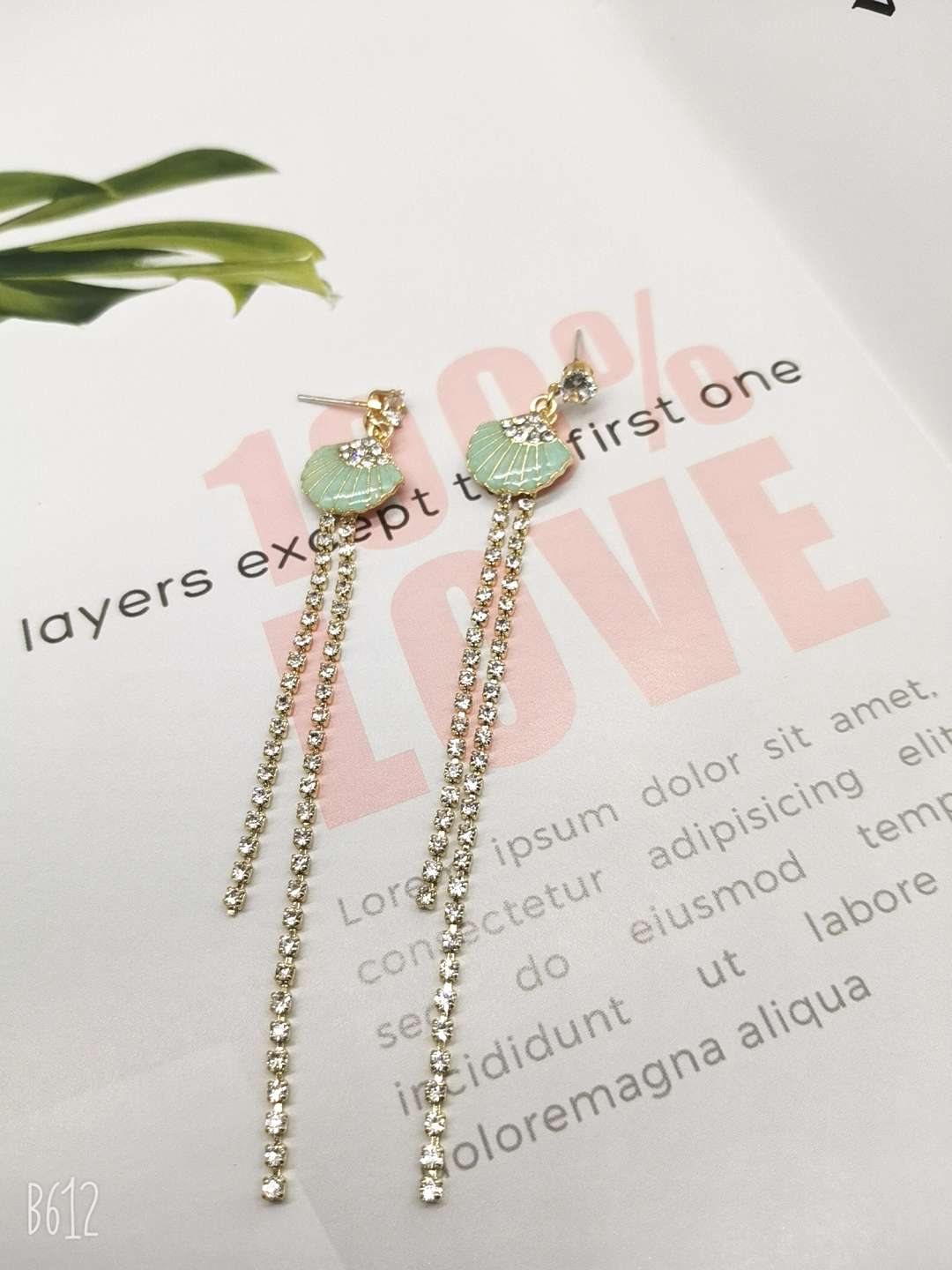Stylish And Trendy Shell Fringe Earrings