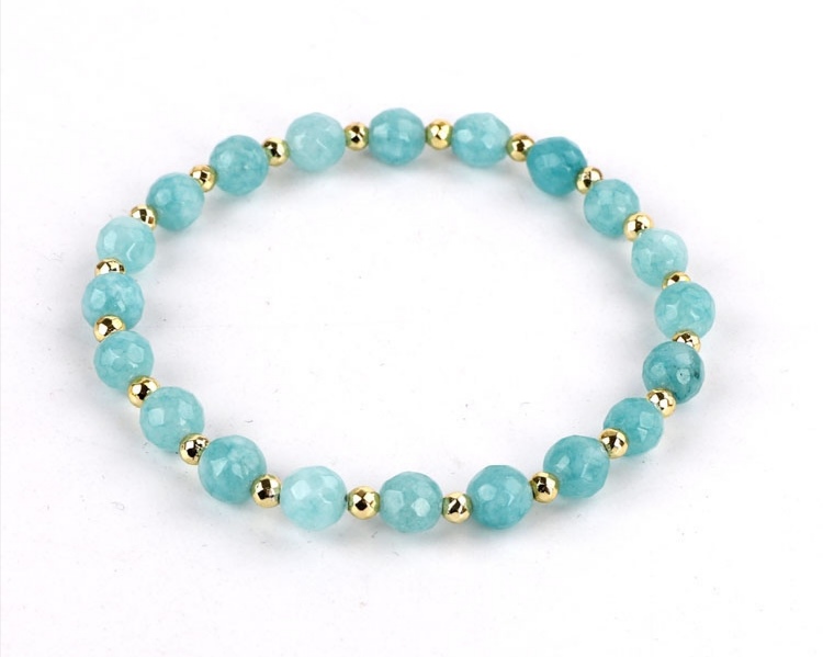 Natural gemstone garden bead bracelet undefined