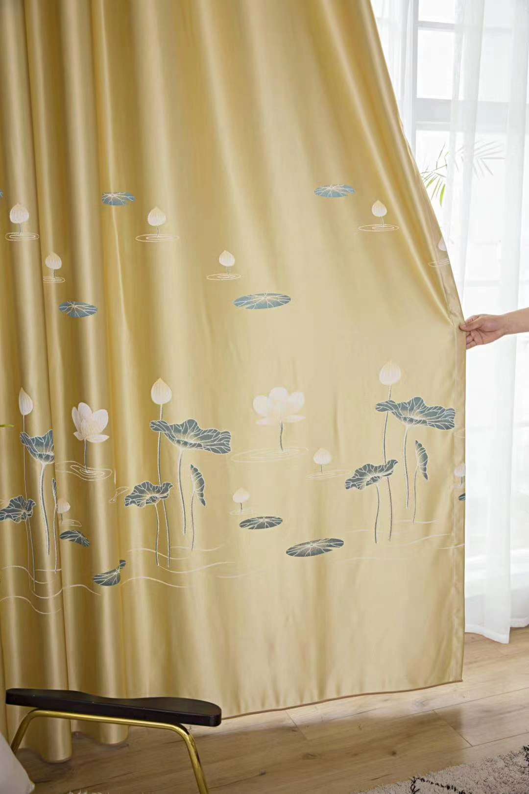 Best-selling curtains! It has an extremely strong three-dimensional effect, is fresh and elegant, soft and perfect! High-end, elegant and of high grade! Application Scenario