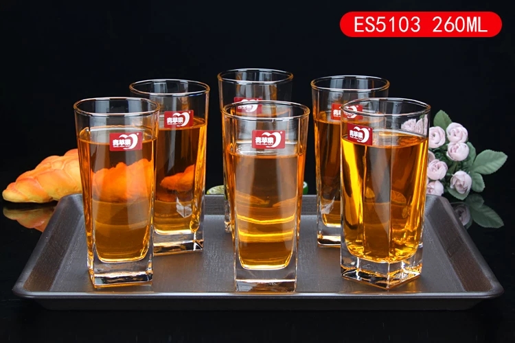 ES513 blowing tall square glass
