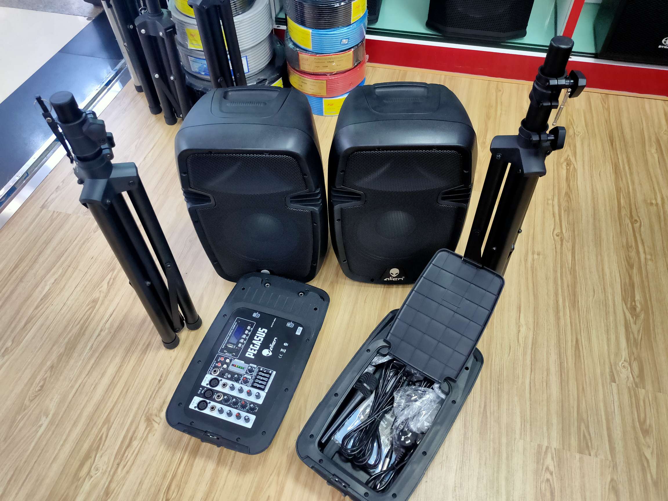 10寸有源对箱产品图