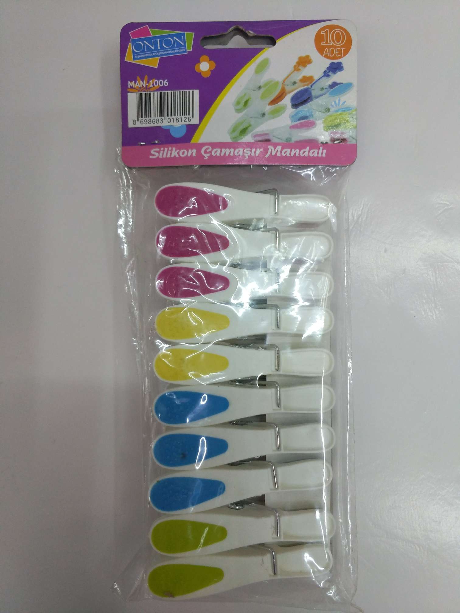 厂家直销，时尚环保塑料材质梅花双色夹子塑料夹子详情图9