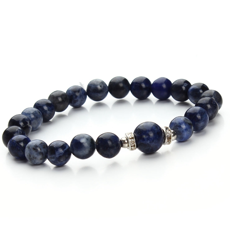 Rose Angel handcrafted 8mm natural gemstone bracelet with garden beads Application Scenario