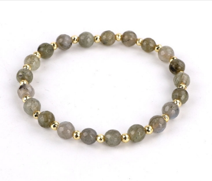 Natural gemstone garden bead bracelet undefined