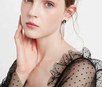 New Trendy Crystal Fringe Style Simple Earrings