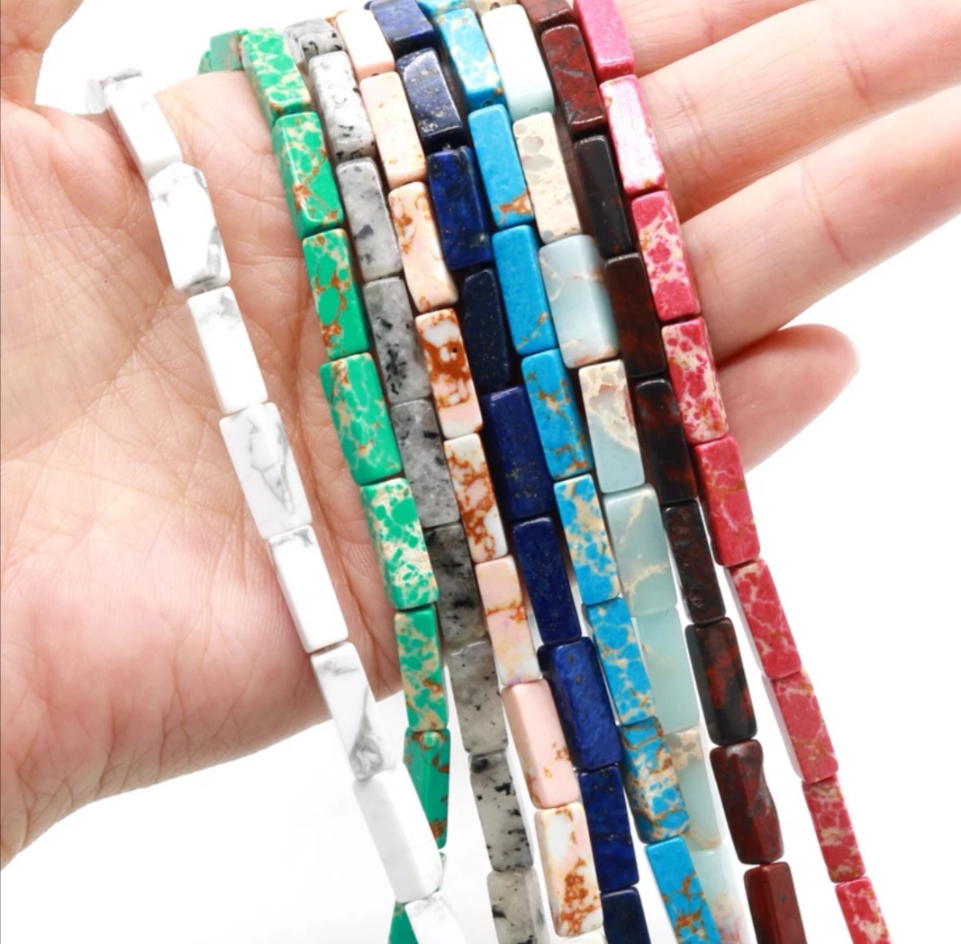 Rose Angel Trendy and fashionable natural stone square bracelet for men and women undefined