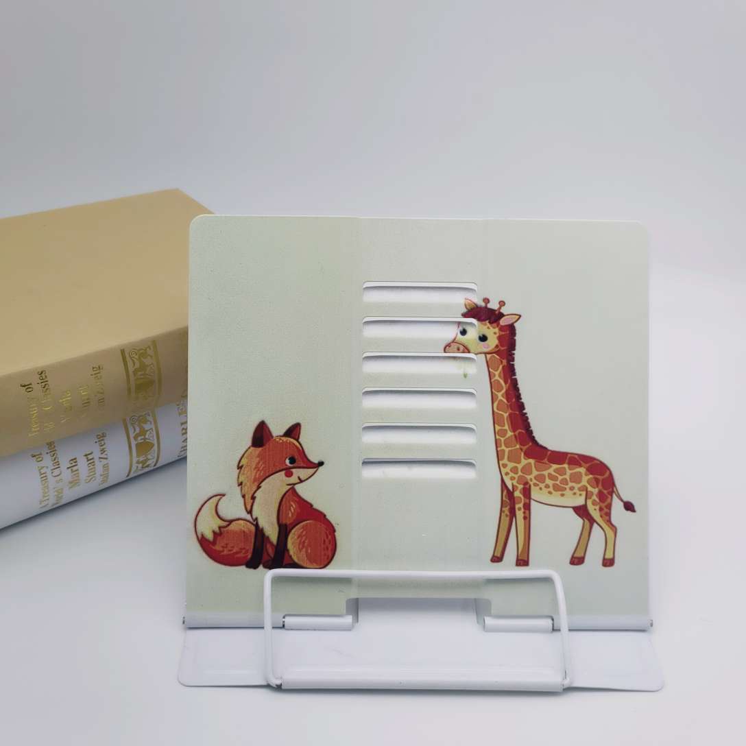 尚协文化办公文化学习文具书立动物看书架书立详情3