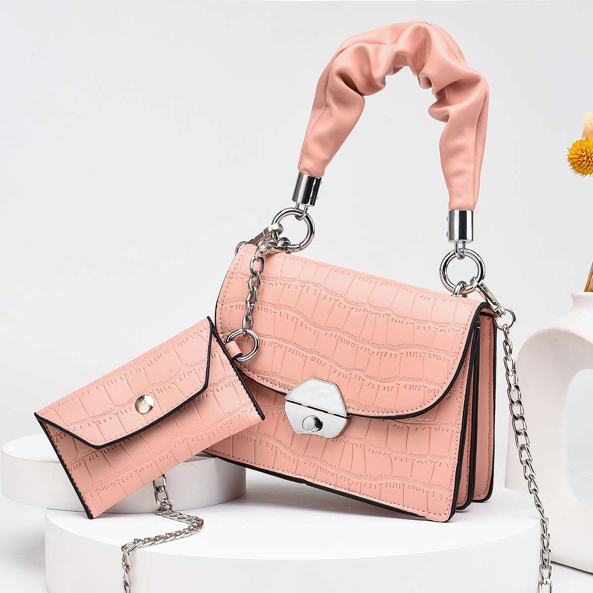 156-6020-1 Mother and child bags, women's bags, casual bags, versatile bags, shoulder bags, fashionable new PU bags undefined