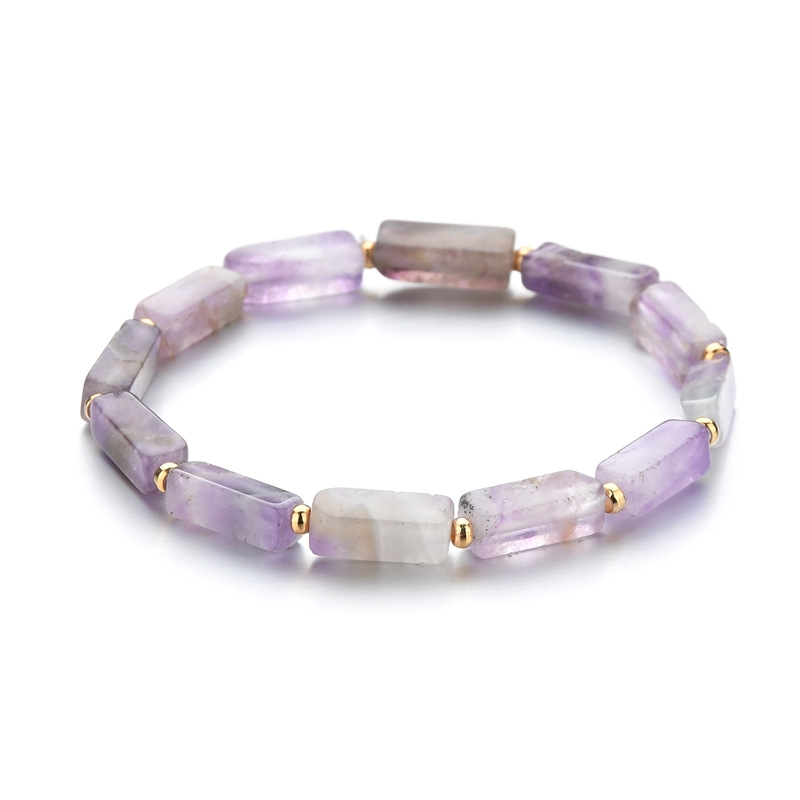 Rose Angel Trendy and fashionable natural stone square bracelet for men and women undefined