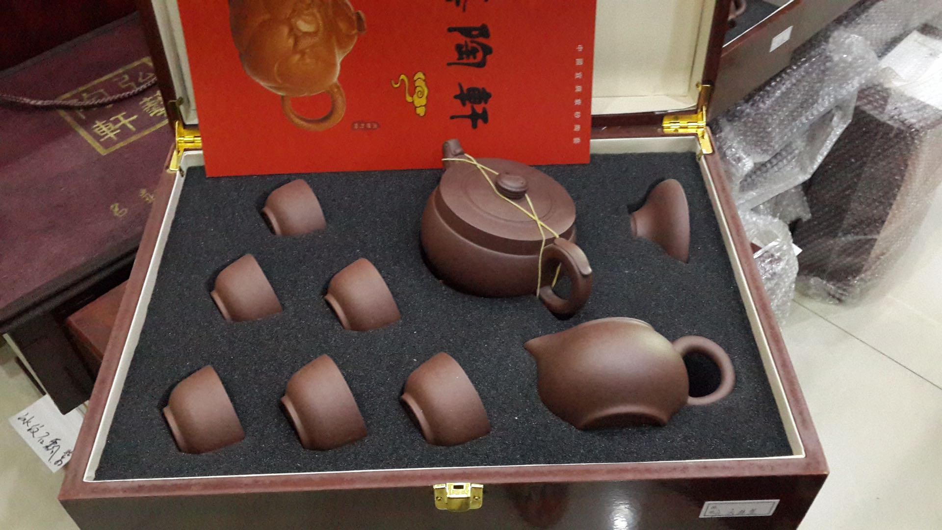 Purple sand set, hand-made pot style Application Scenario