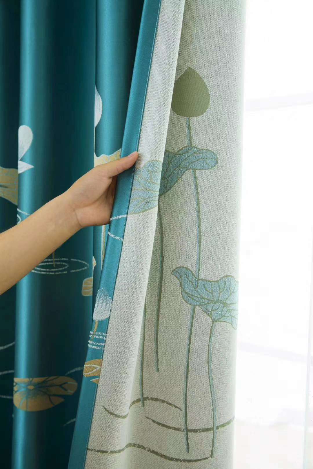 Best-selling curtains! It has an extremely strong three-dimensional effect, is fresh and elegant, soft and perfect! High-end, elegant and of high grade! undefined