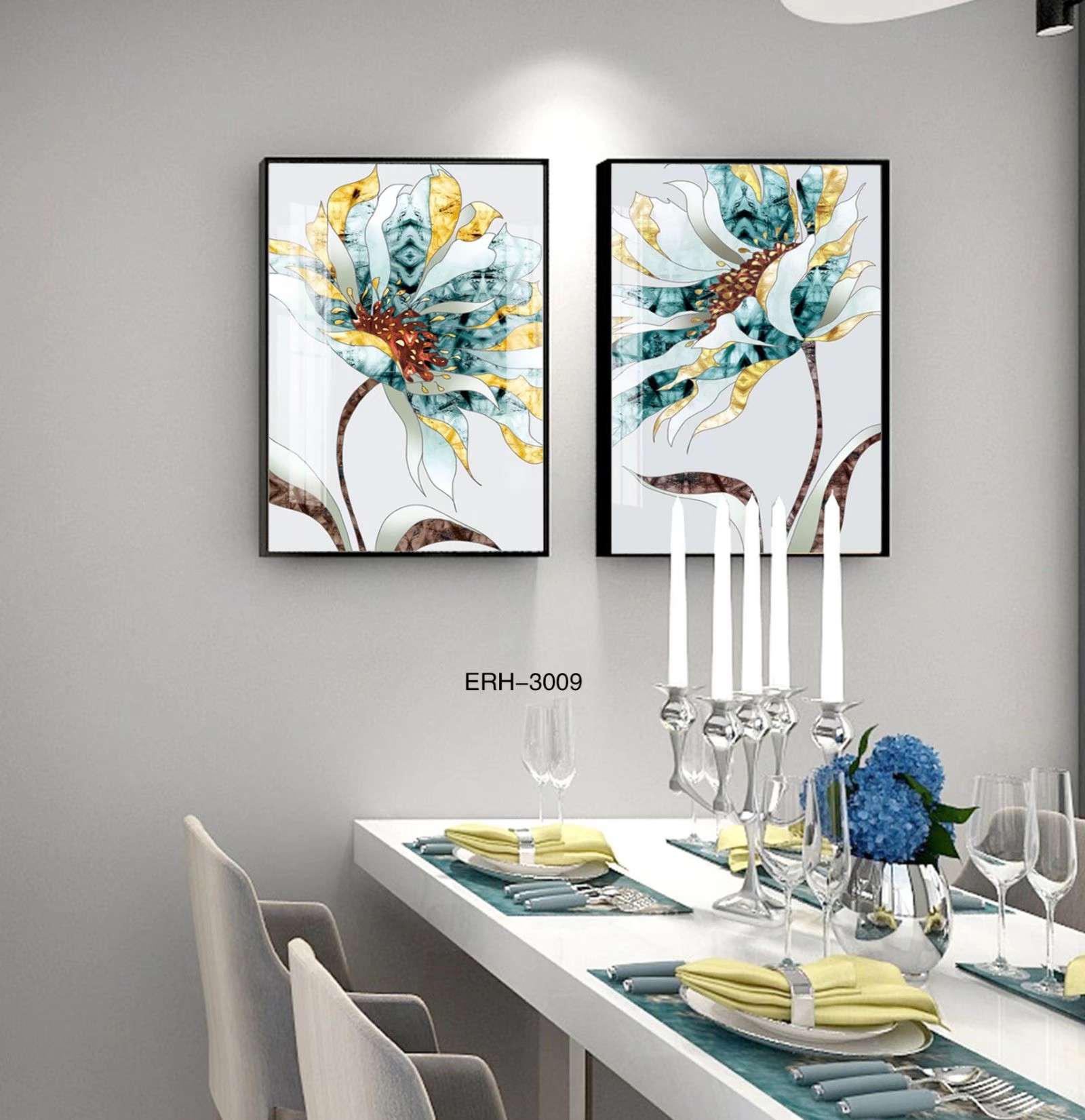 现代装饰画铝合金边框星钻画酒店工装专用简框玄关过道画餐厅沙发背景更多图库加微信：18367959008详情图10