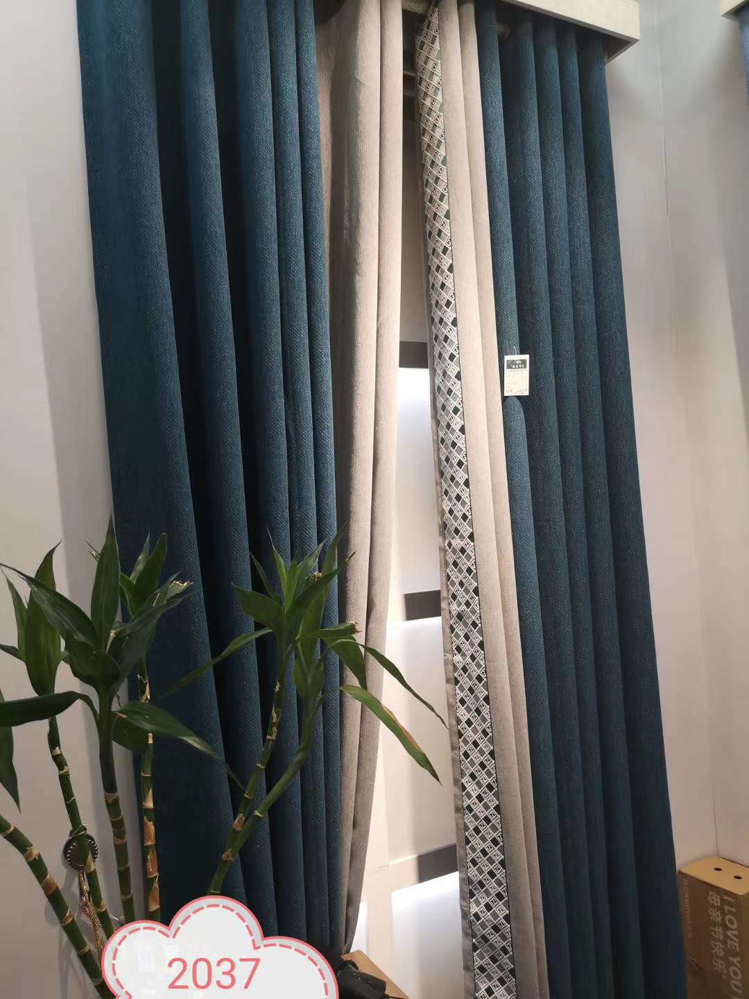 Seamless splicing best-selling new curtain fabric, new factory direct sales, available for retail and wholesale cards Item Picture