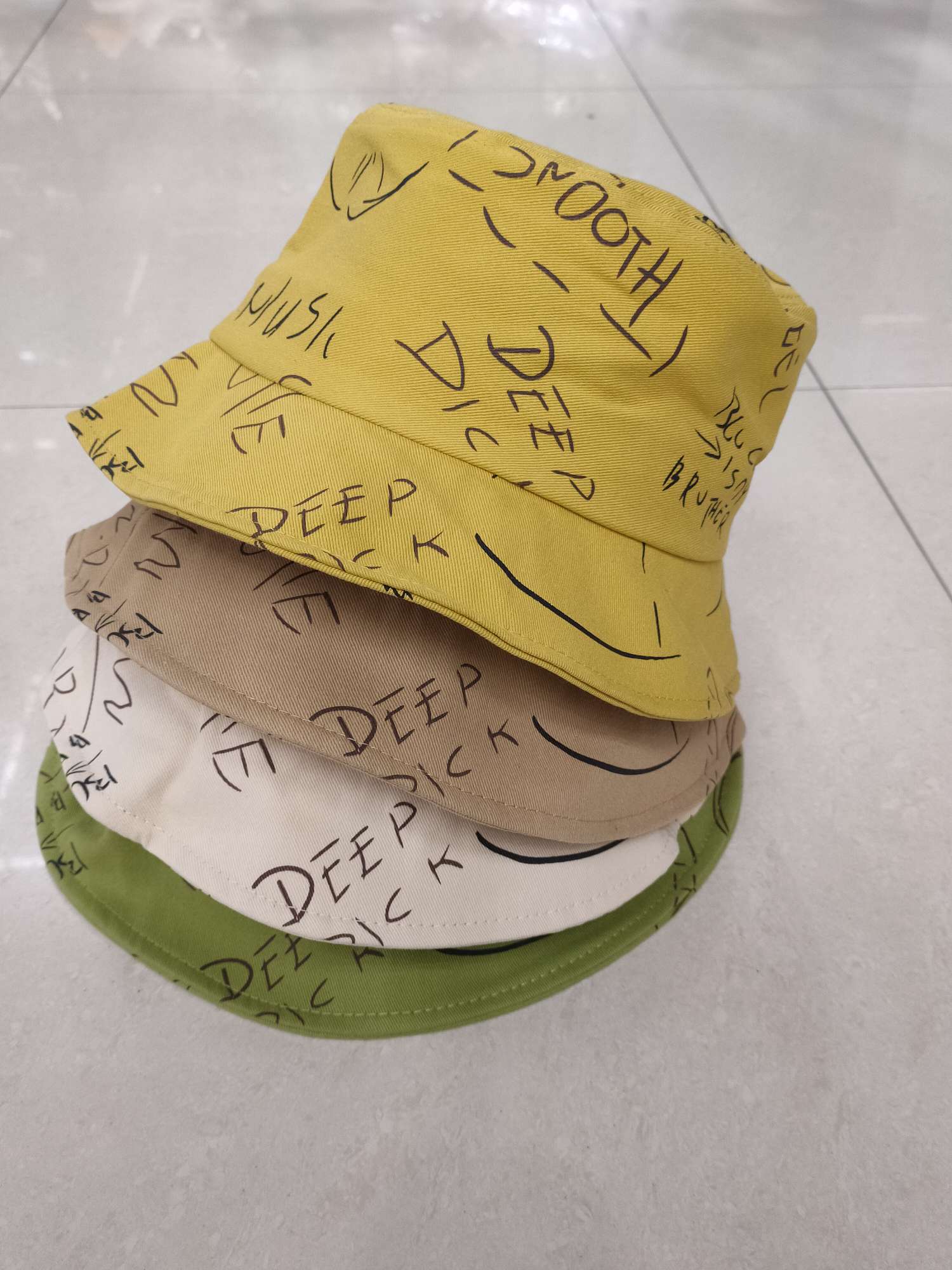 英文韩版渔夫帽