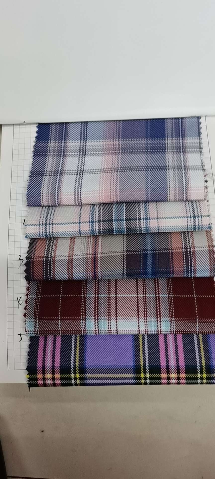 Polyester Gingham For Head Flower, School Skirt details Picture