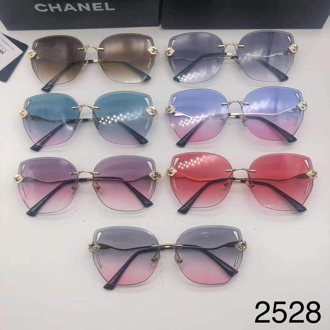 2528 Rimless fashion sunglasses