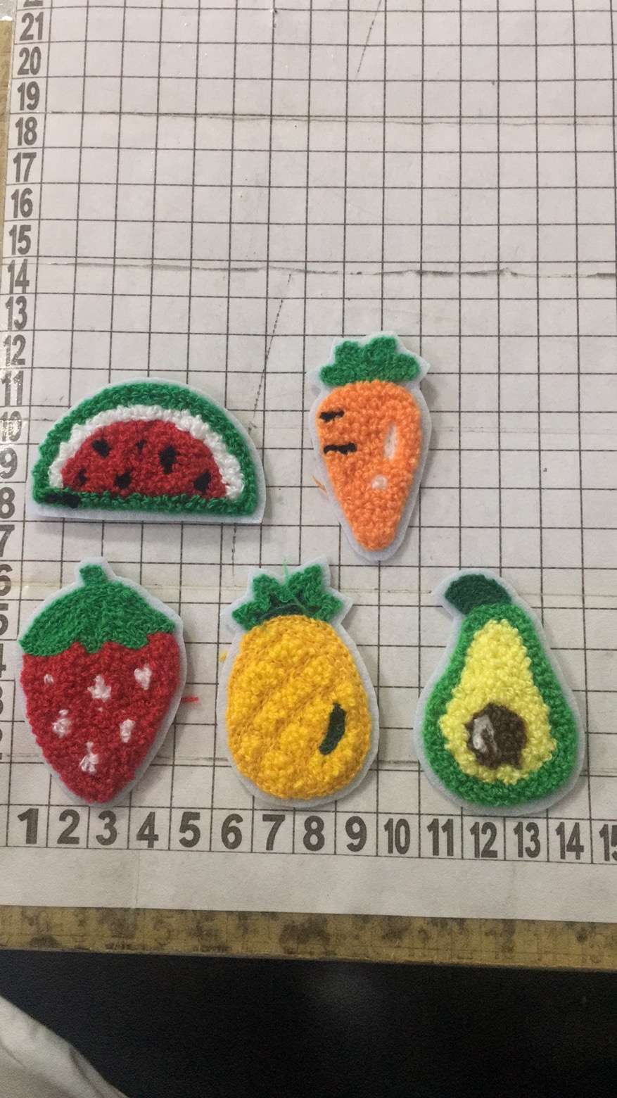 Factory direct sales of towel embroidered with fruits series