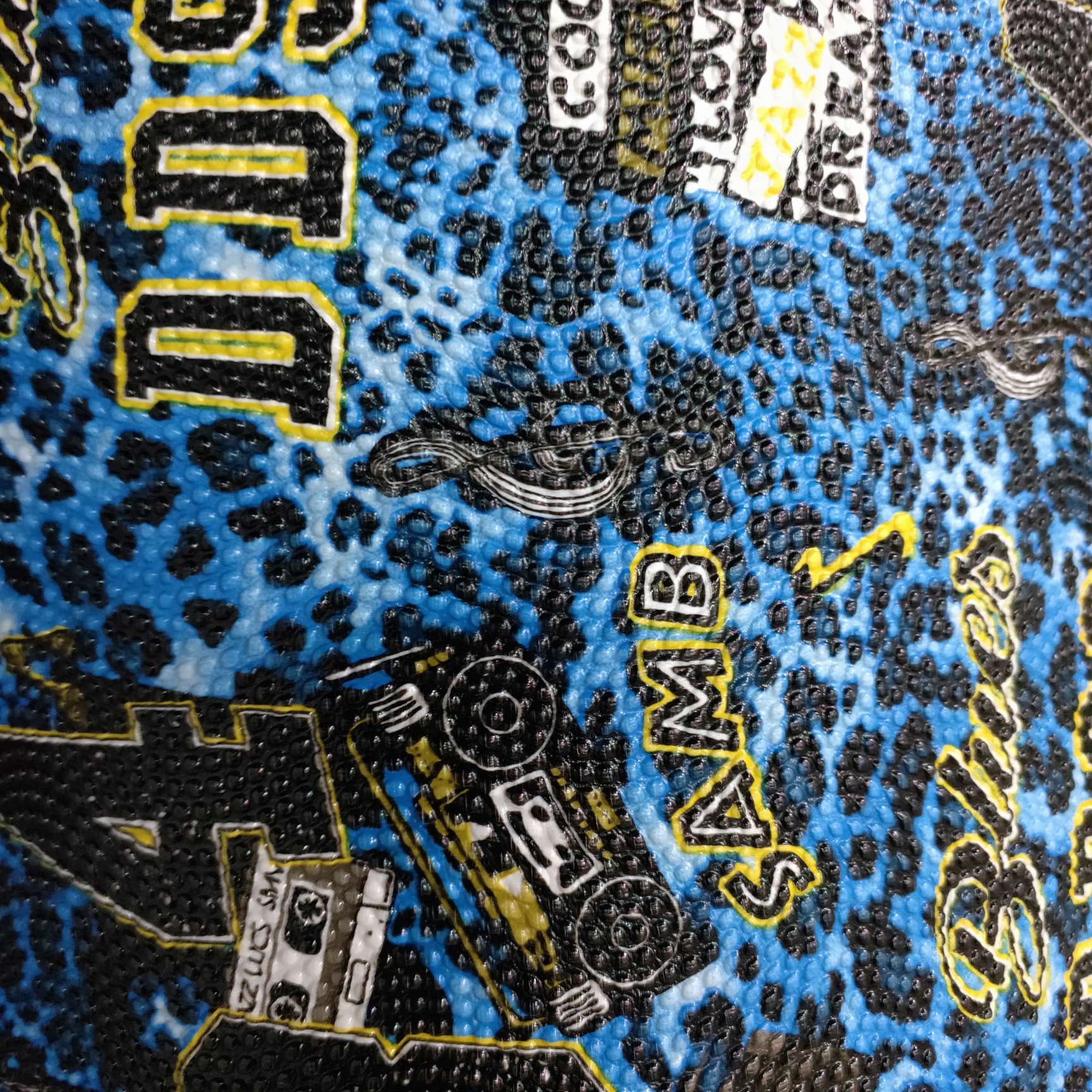 珍珠纹豹纹字母详情图6