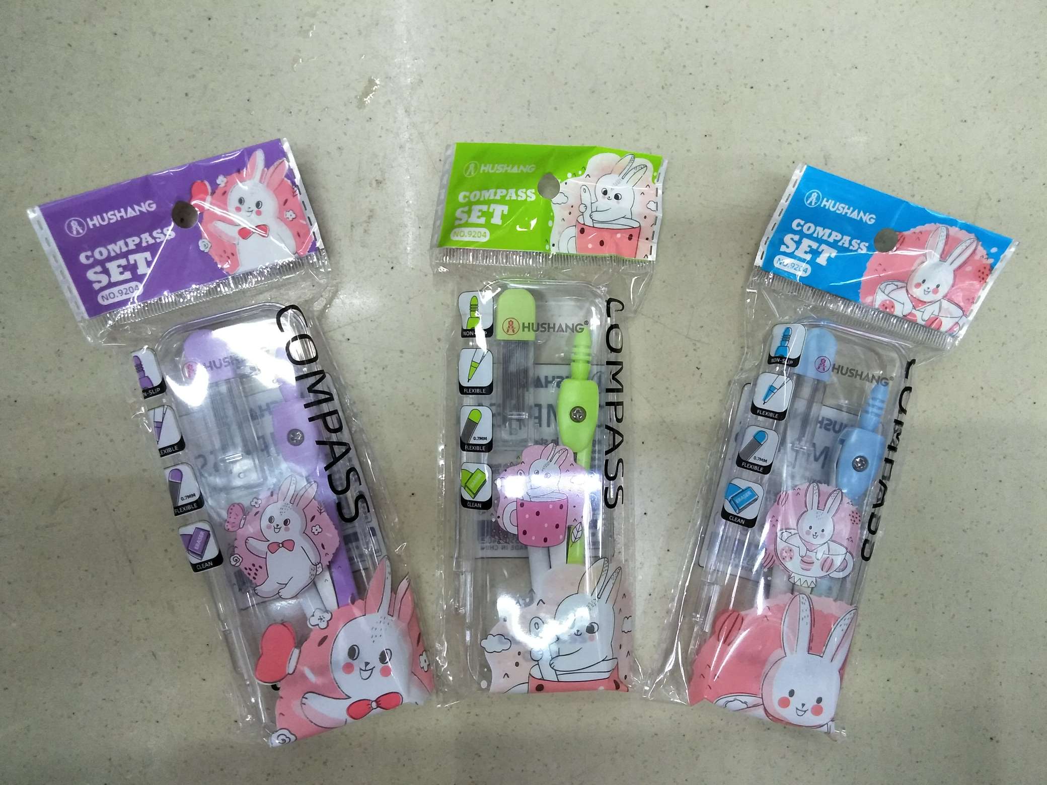 Compasses set with hanging bag thumbnail