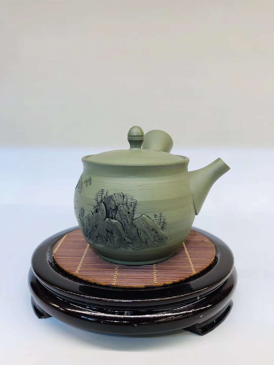 日本常滑烧玉光窑（梅原广隆）造
常滑当地独有泥料（绿泥山水）
实际重量请咨询详情图8