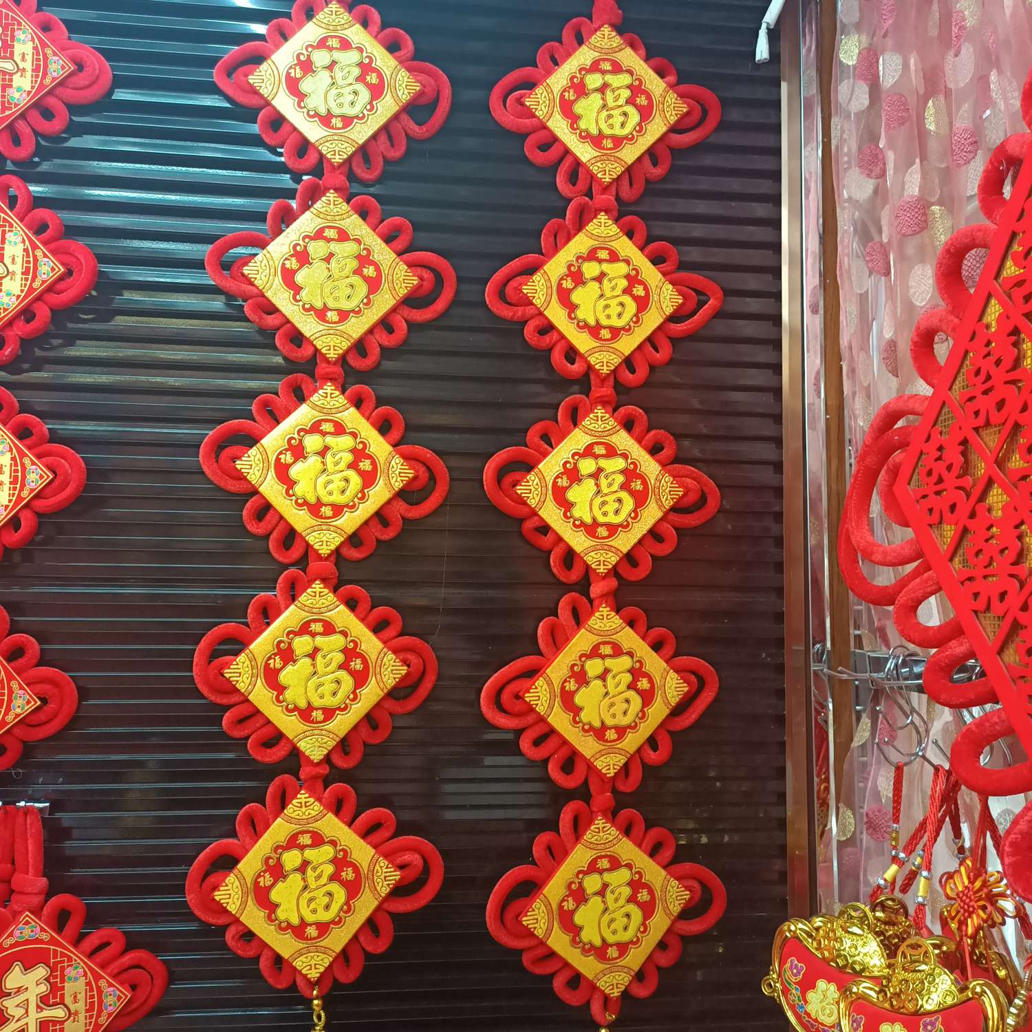 Chinese knot pendants for living room decoration, Five Blessings, entrance hall home decoration, factory direct sales