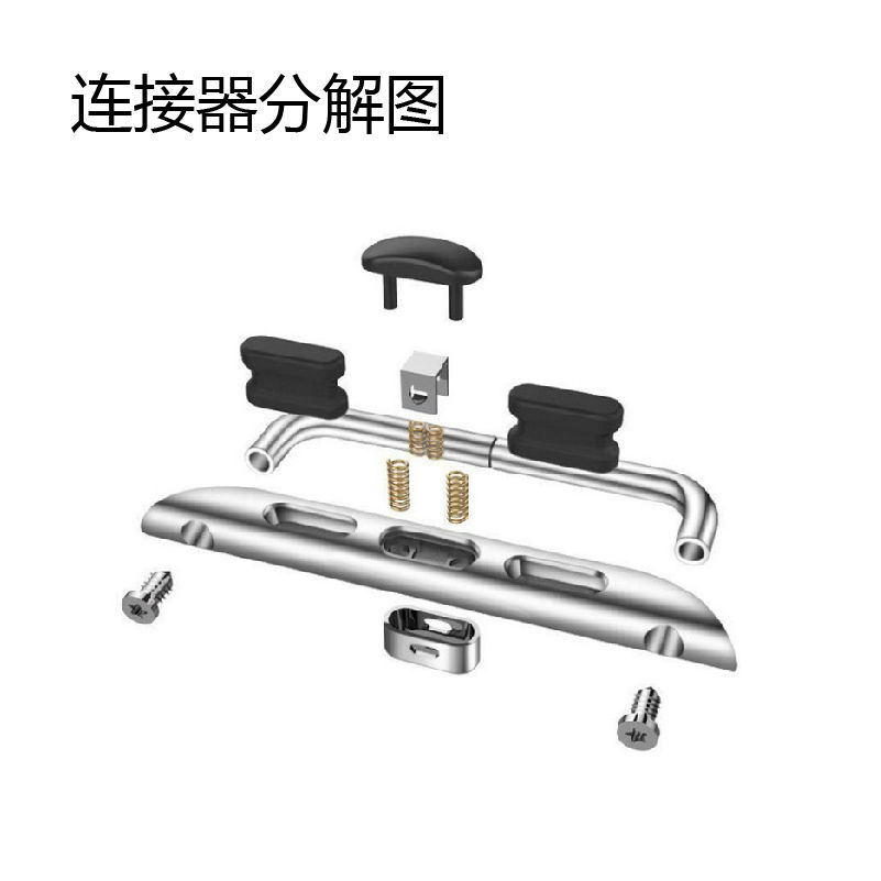 Apple Watch strap connector iwatch strap clasp connector 1/2/3/4 generation 38/40/42/44mm Specification image