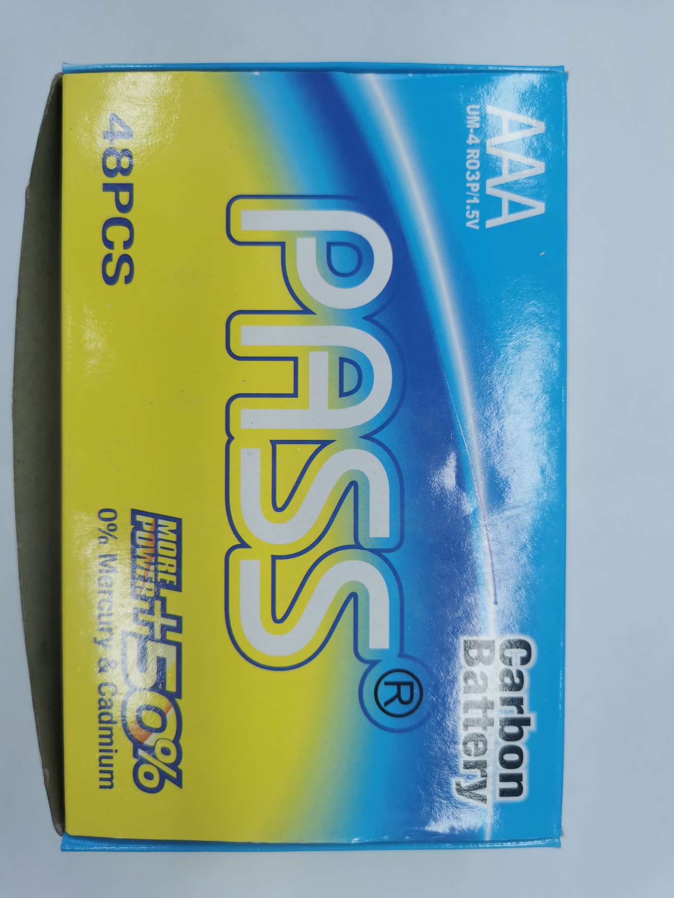 PASS牌7号2只小卡电池细节图