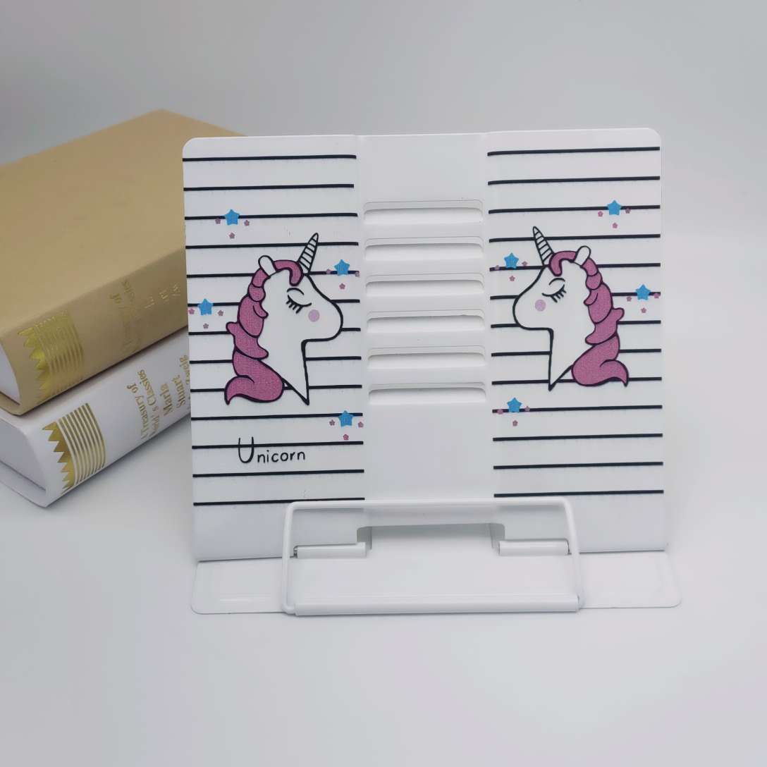 Unicorn acrylic board with bookcase details Picture