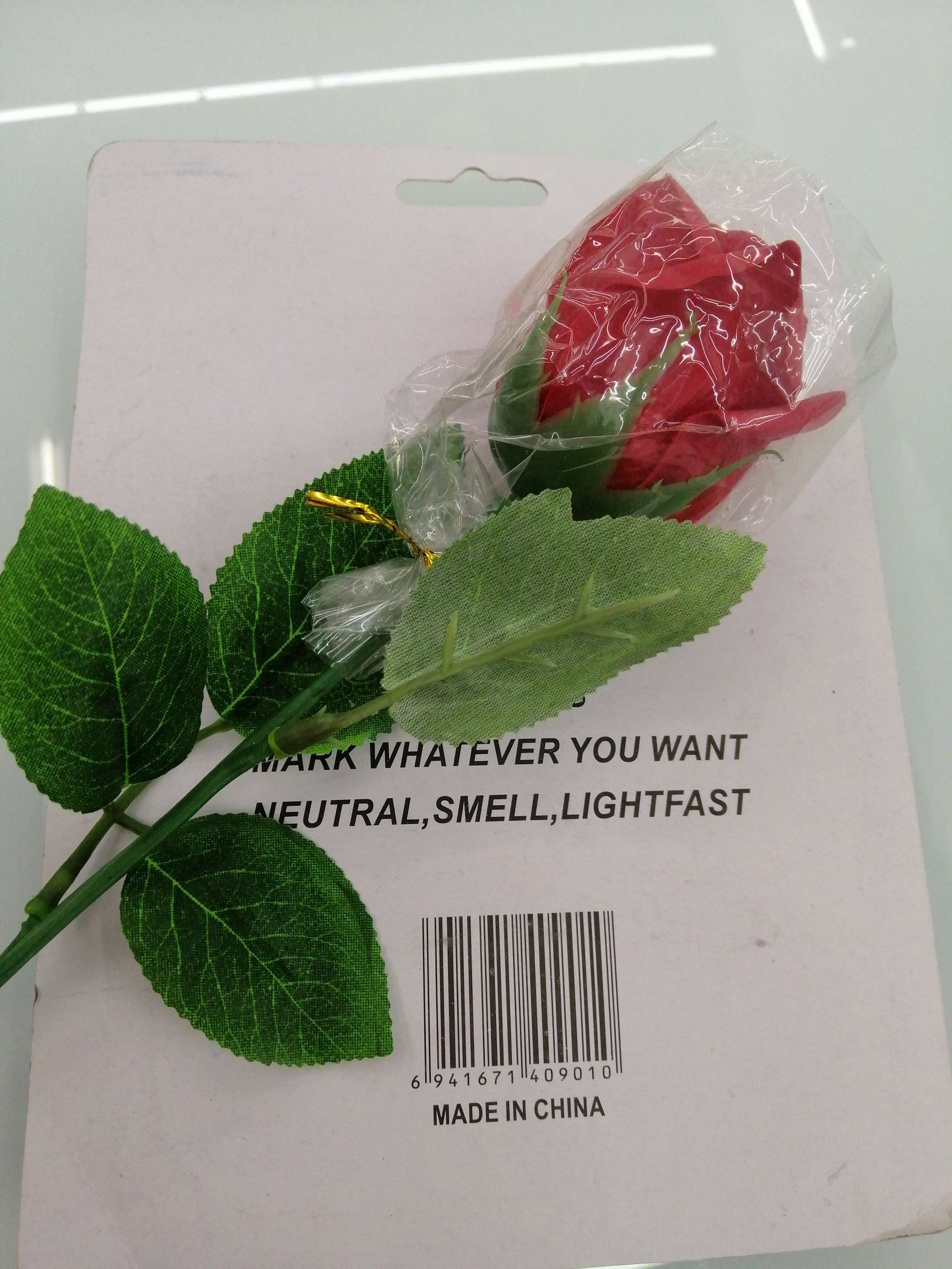A 6-piece JF-1008 marker pen with suction card packaging Specification drawing