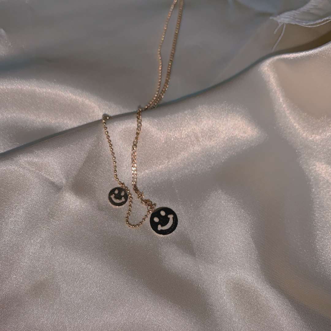 Bamboo Peak Jewelry D Letter Necklace Circle Necklace Zircon Titanium Steel Clavicle Chain Fashion Necklace Women's Stainless Steel Necklace Titanium Steel Necklace Specification drawing