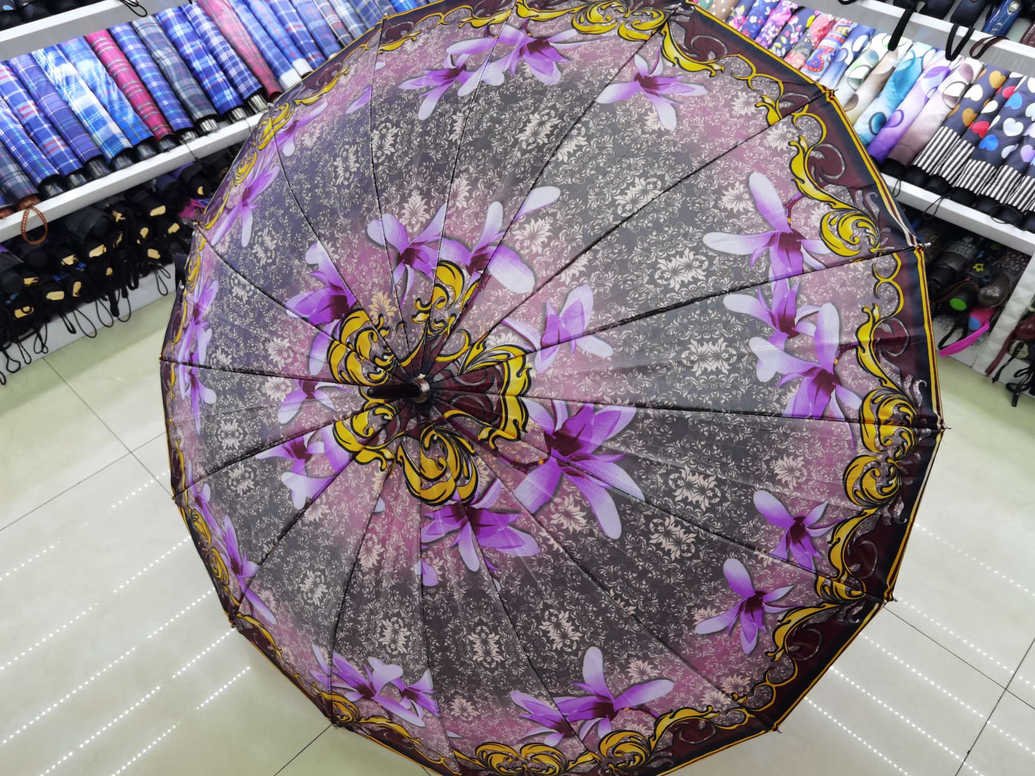 Satin umbrella