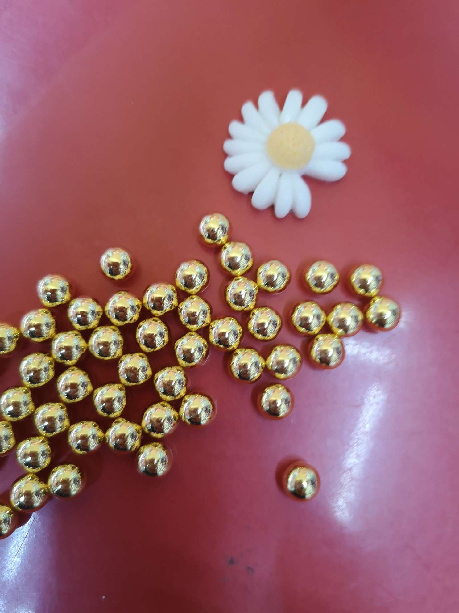 6#无孔电镀珠  厂家直销  价格优惠 质量保障